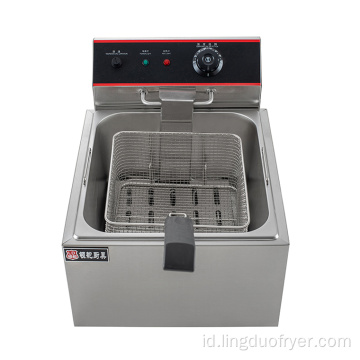 11L Commercial Single Electric Deep Fryer Equipment Katering Pollo Frito